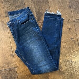 Lucky Jeans Women size 12 / 31 Dark Blue Denim Jeans Skinny